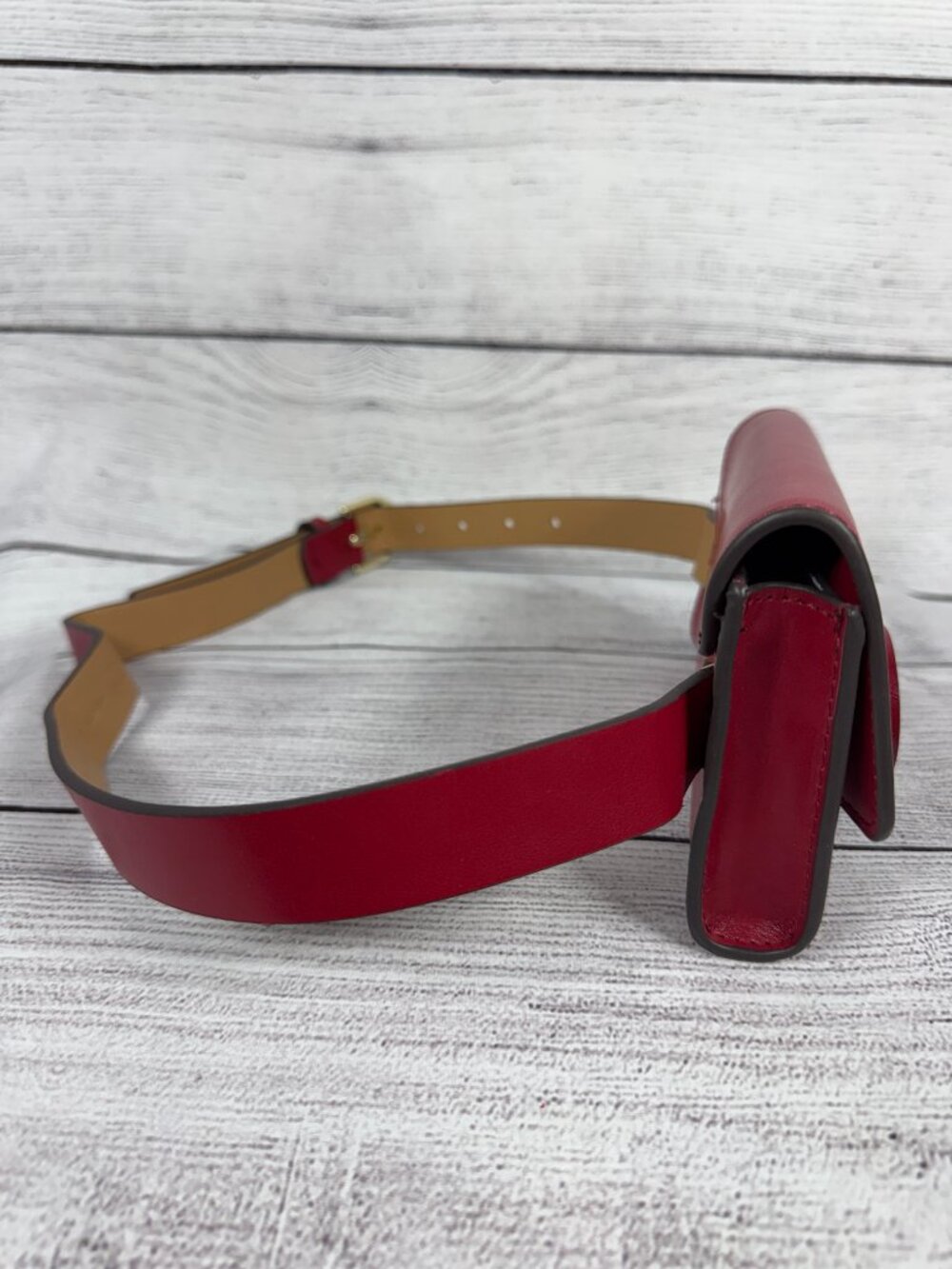 Kate Spade New York Red Bow Belt Bag Waist Pack Crossbody Purse S/M 7x4 - Picture 7 of 11